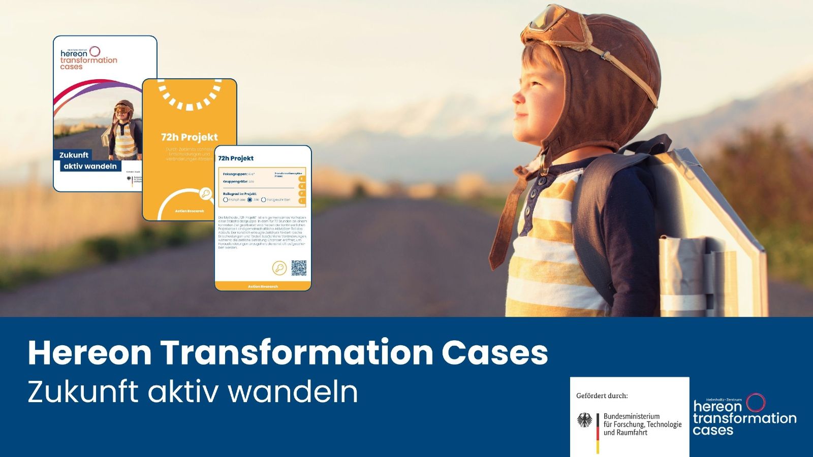 Das Bild zeigt ein Kind mit Flügeln auf dem Rücken.